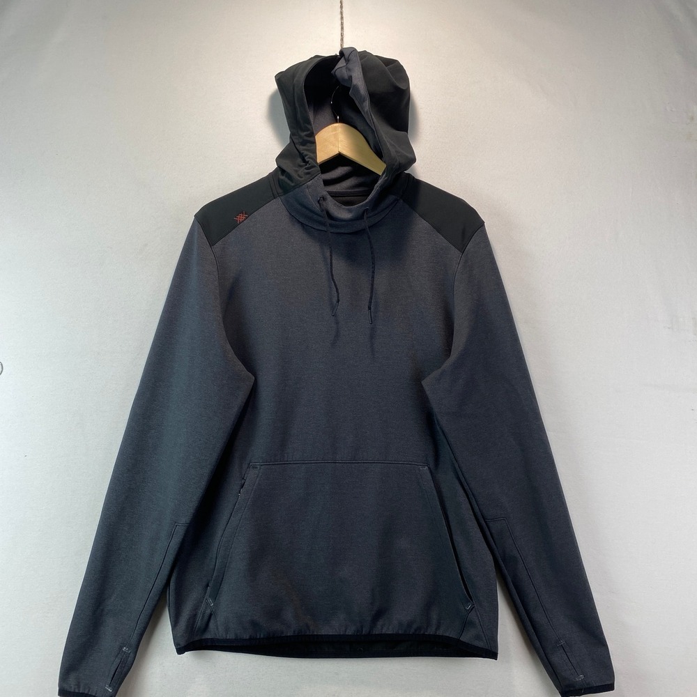 Rhone Performance Scuba Hoodie Mens Size M Charcoal Black Techwear Activewear